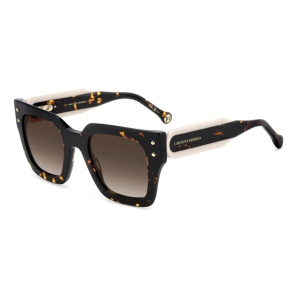 Carolina Herrera Oversize Sun - Tortoise - Image 2