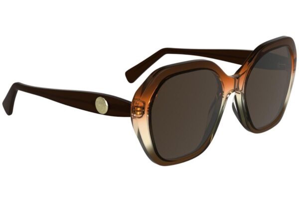 Longchamp Square Oversize Sun - Brown