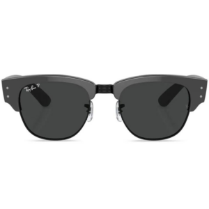 Ray Ban Mega Clubmaster - Polished Grey on Black Polarized