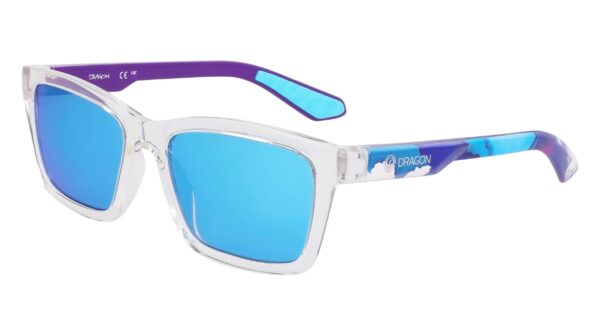 Dragon Square Sun - Clear & Blue