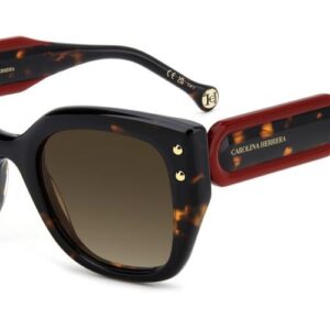 Carolina Herrera Kat Sun - Tortoise & Red