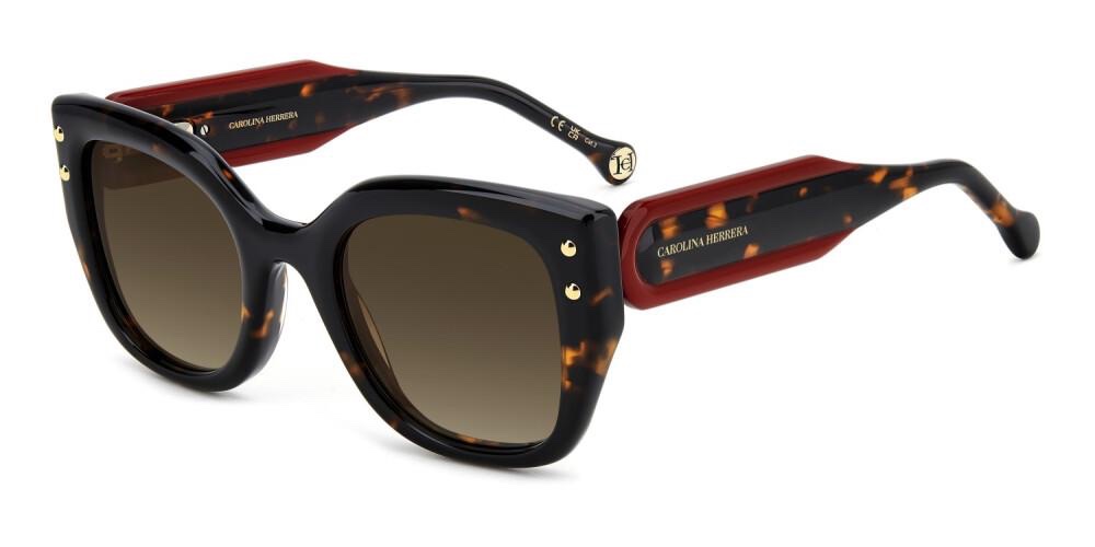 Carolina Herrera Kat Sun – Tortoise & Red