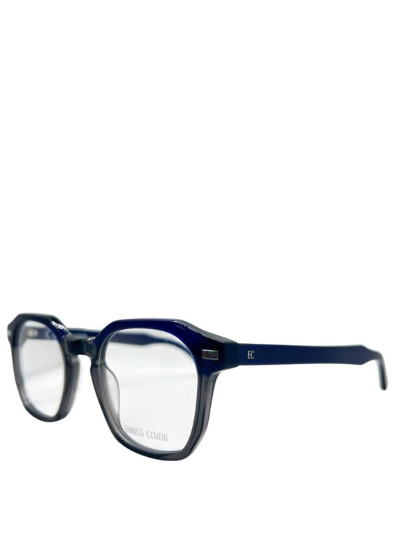 Enrico Coveri Hexagonal Read - Blue & Silver - Image 3
