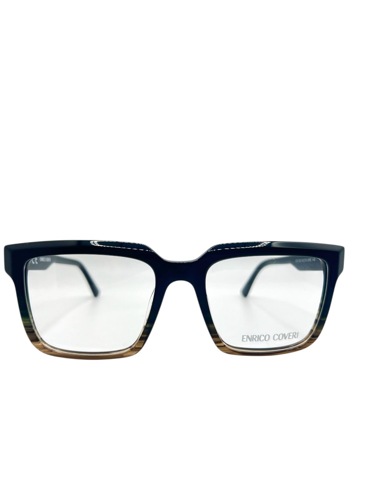 Enrico Coveri Square Read – Black & Brown