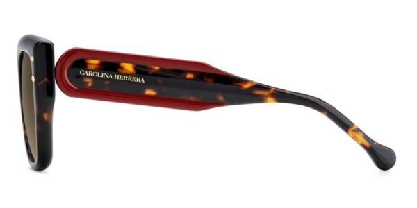 Carolina Herrera Kat Sun - Tortoise & Red - Image 4