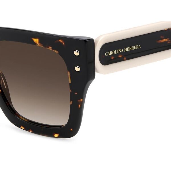 Carolina Herrera Oversize Sun - Tortoise - Image 3