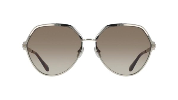Salvatore Ferragamo Round Oversize Sun - Golden - Image 2