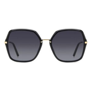 Carolina Herrera Oversize Sun - Black & Gold