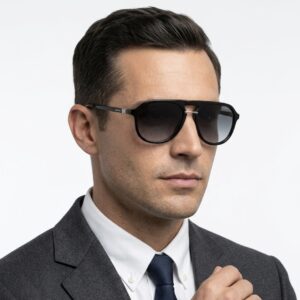 Hugo Boss Shaded Pilot Men’s Sunglasses
