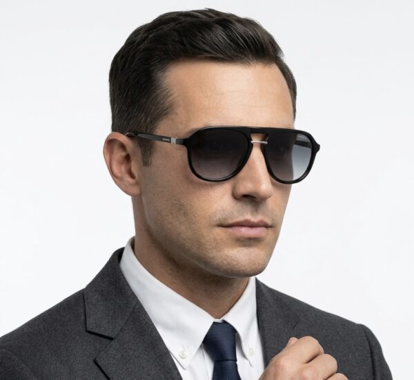 Hugo Boss Shaded Pilot Men’s Sunglasses