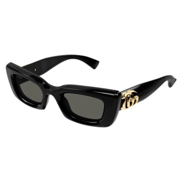 Gucci Kat Eye Sun - Shiny Black