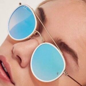 Ray Ban Double Bridge - Blue Mirror