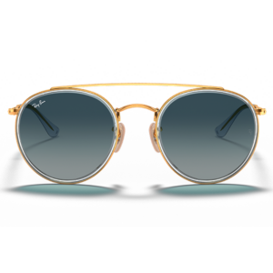 Ray Ban Double Bridge - Gold & Blue Gradient