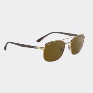 Ray Ban Aviator Polarized Chromance - Brown & Gold