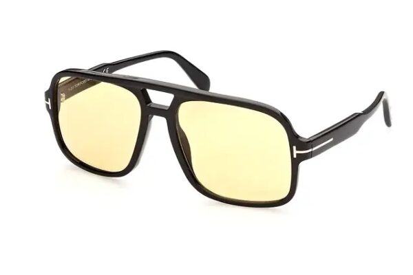 Tom Ford Falconer Sun - Black & Yellow - Image 4