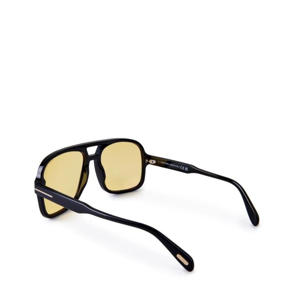 Tom Ford Falconer Sun - Black & Yellow - Image 6