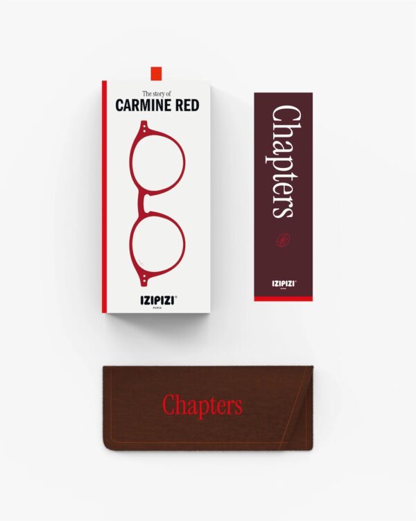 Izipizi Reading #D - Carmine Red - Image 3