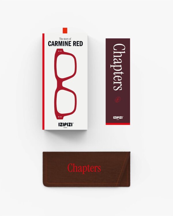 Izipizi Reading Quote - Carmine Red - Image 4